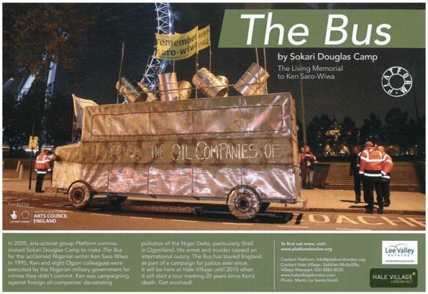 ‘The Bus’ memorial for Ken Saro-Wiwa