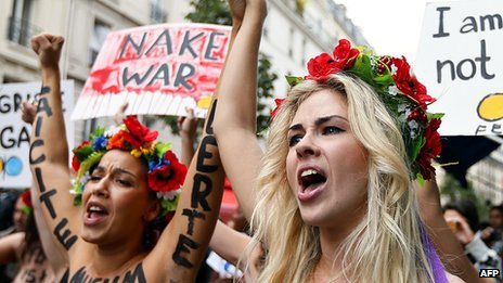Ukraine’s Femen: Topless protests ‘help feminist cause’