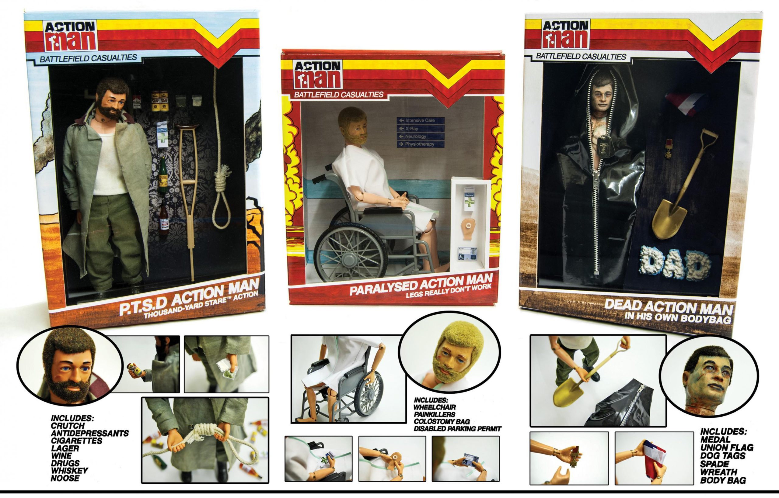 Action Man! Battlefied Casualties