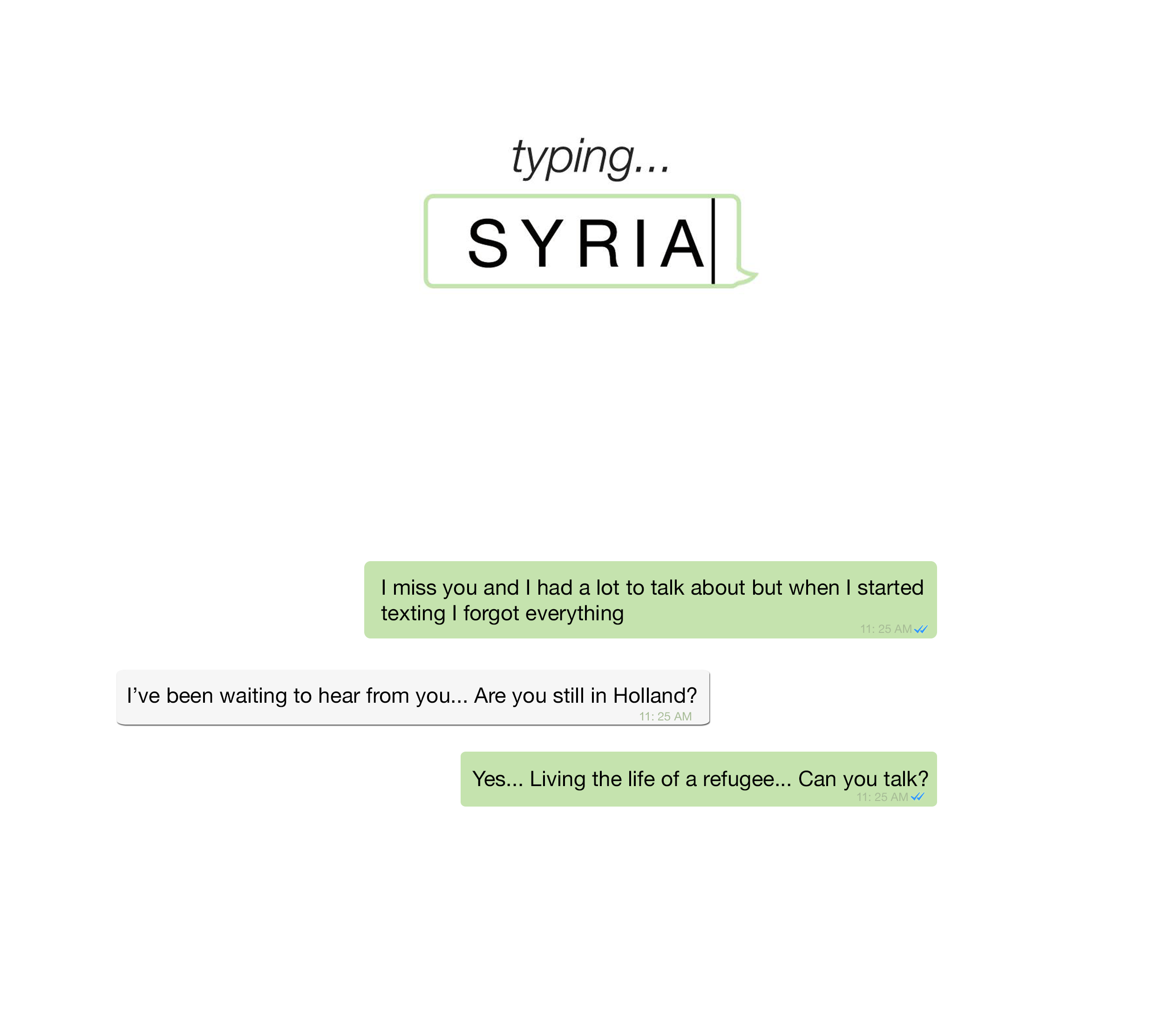Typing…SYRIA