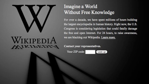 SOPA Blackout
