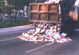 Anibal Lopez– One Ton of Books Dumped on Reforma Avenue