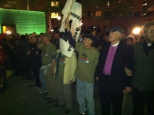 Veterans Peace Team, face to face with police on May Day