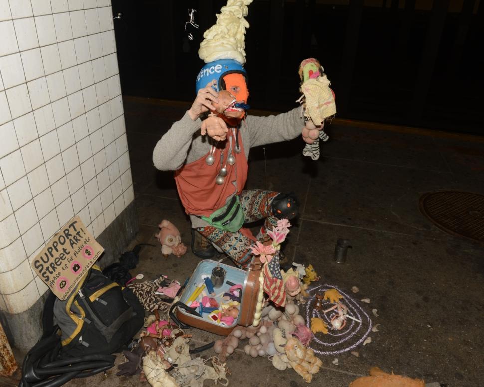 Nihilist subway performances