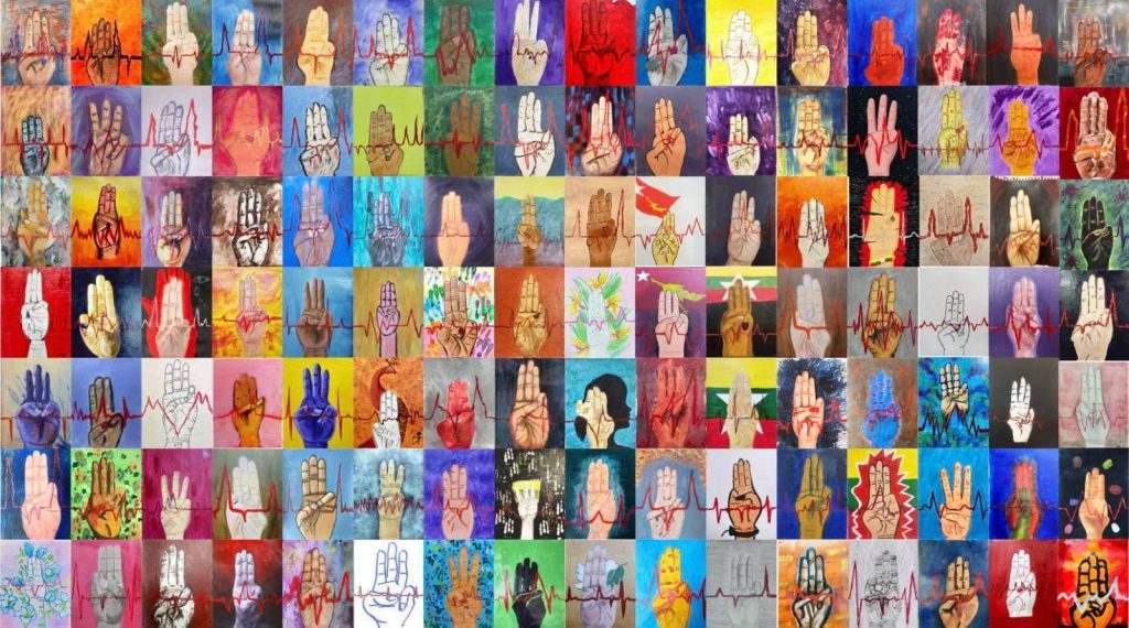 Artists Across Myanmar Are Making Protest Art to Share Their Struggle for Democracy With the World