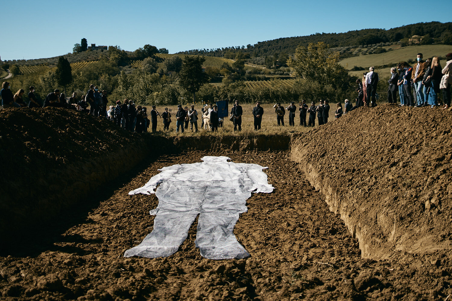 An Italian farming community gathers for the funeral of traditional agriculture.