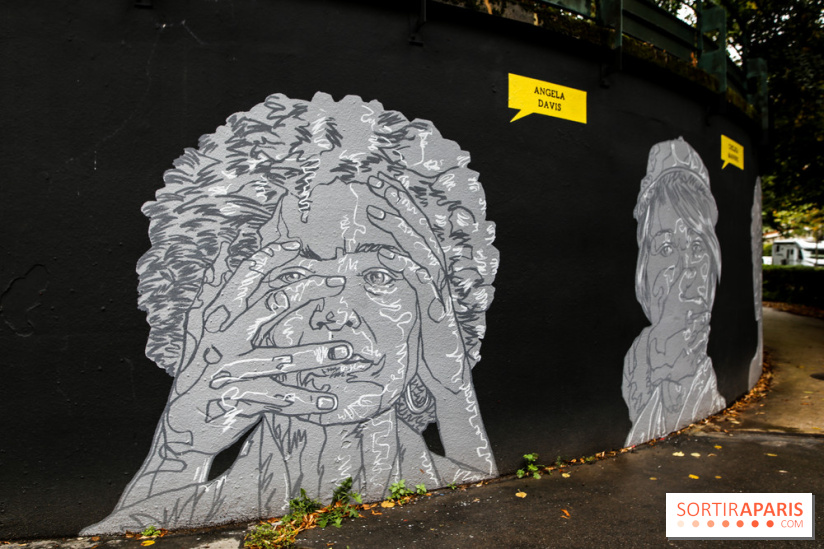 HUMAN RIGHTS WALL IN PARIS: A MURAL IN TRIBUTE TO SIX CONTEMPORARY ACTIVISTS, OUR PHOTOS