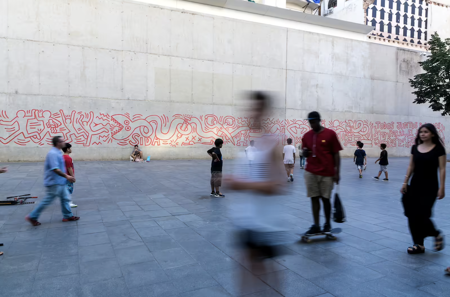 Keith Haring’s Barcelona mural: A vibrant call to action