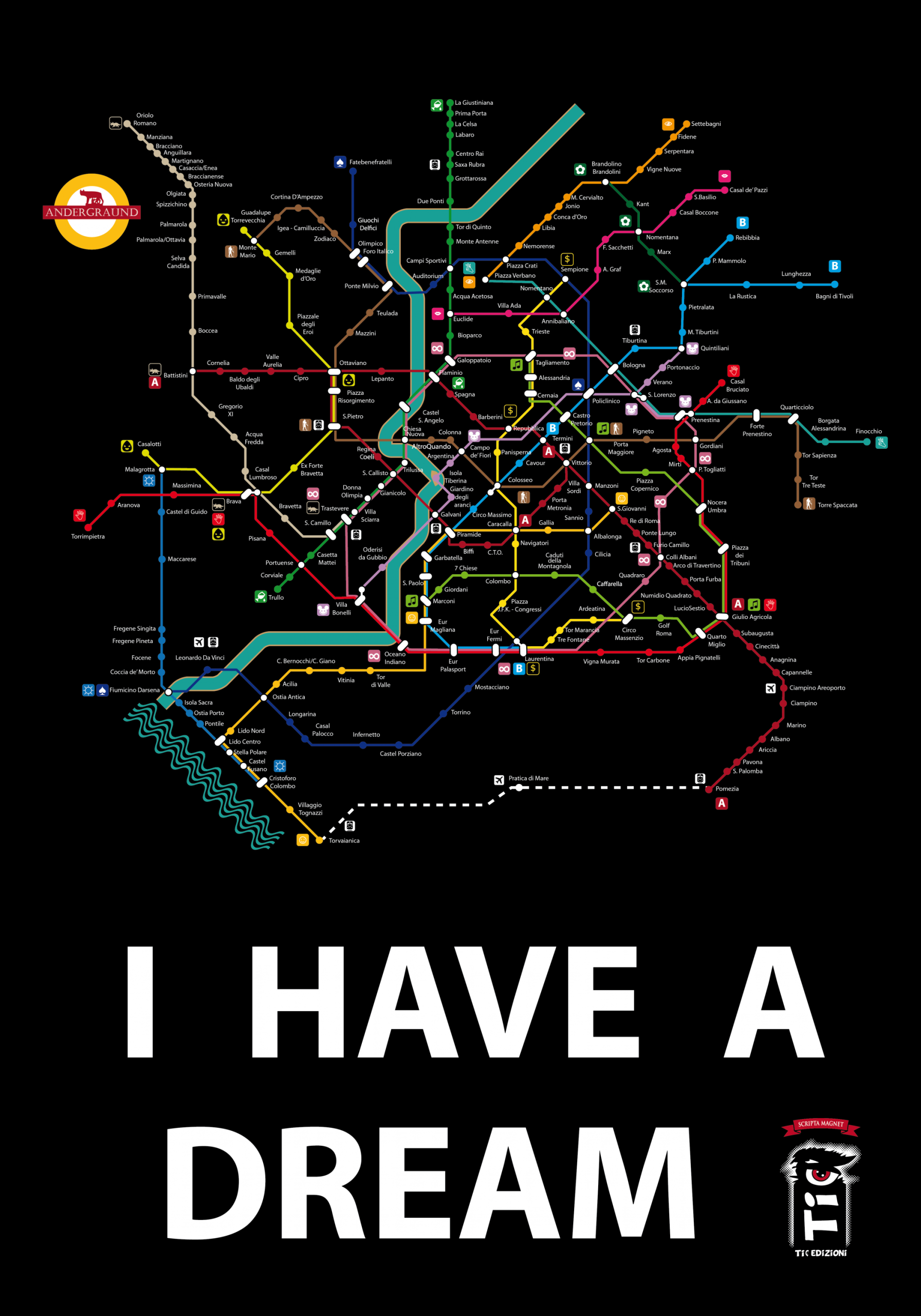 I HAVE A DREAM – Roman Subway Map