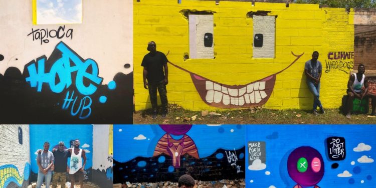 World Art Day 2022: Ghanaian graffiti artists launch environmental protection campaign in Ada