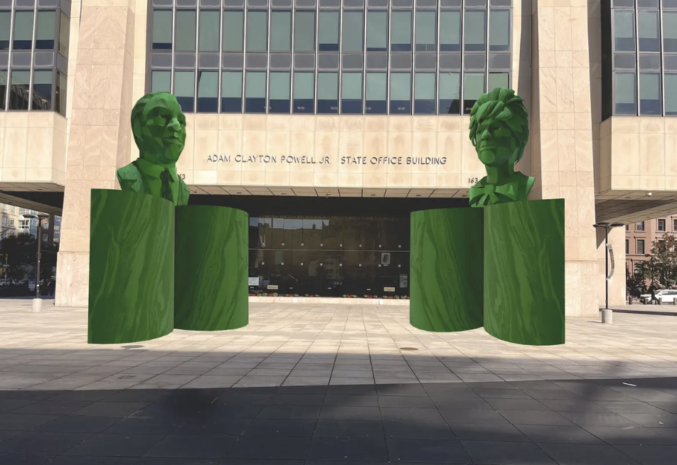 Augmented reality project puts monumental public art at New Yorkers’ fingertips
