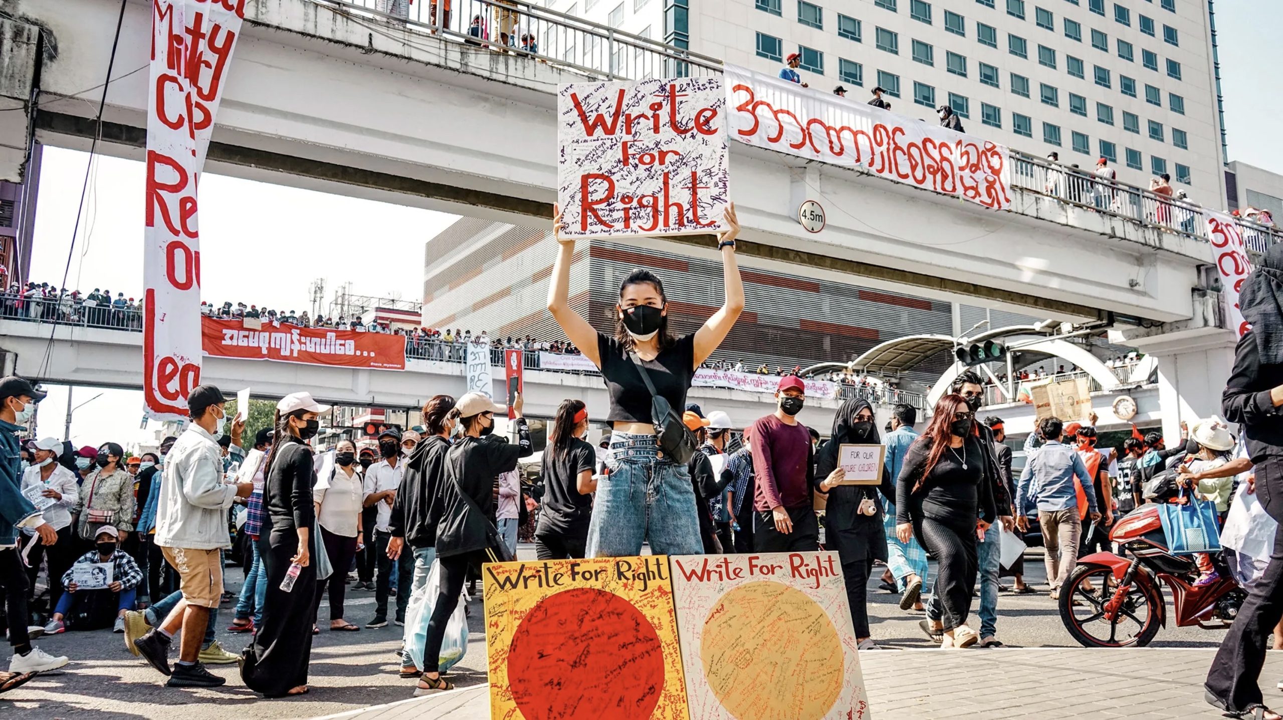 Myanmar’s Artists Captured the Spirit of the Resistance. Now They’re Continuing the Fight from Abroad