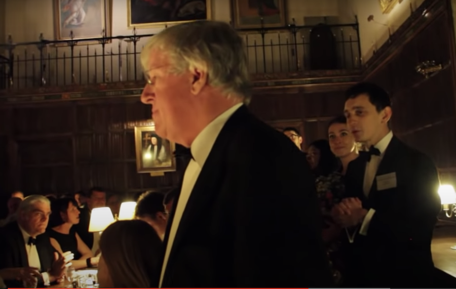 Retirement dinner turned into hilarious protest