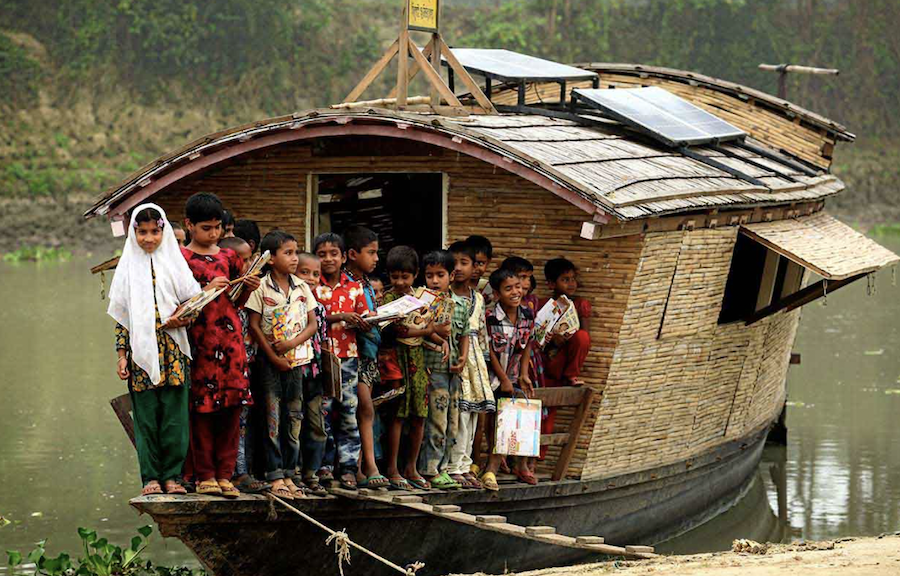 Educational architecture: a floating school in Bangladesh