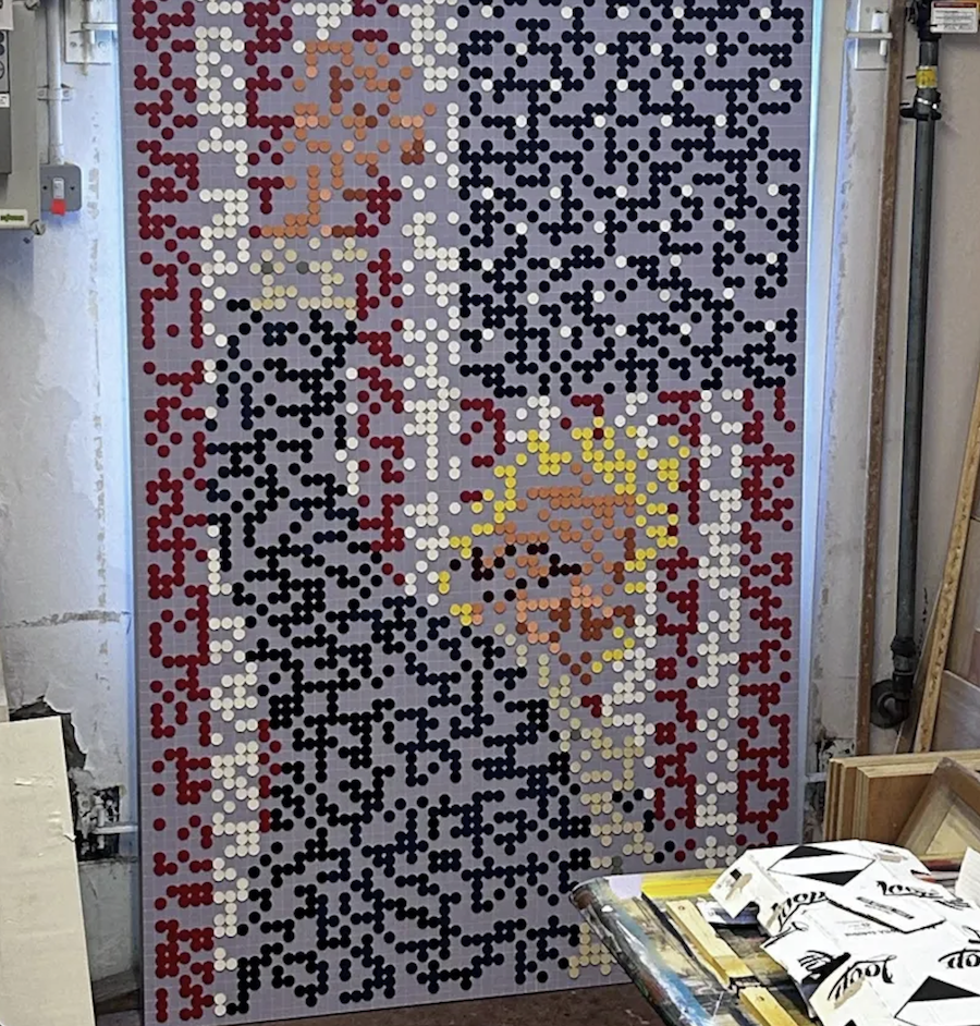 Trump Braille Art