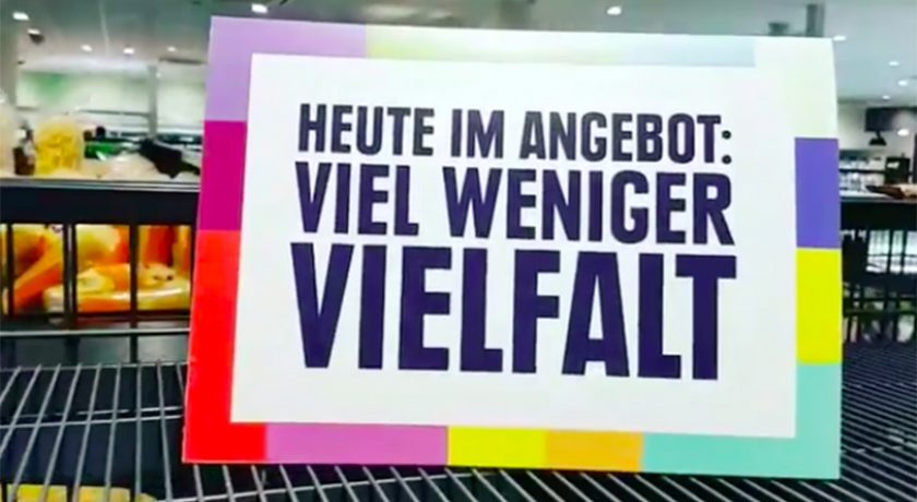 German Supermarket Removes All Foreign Products For A Day