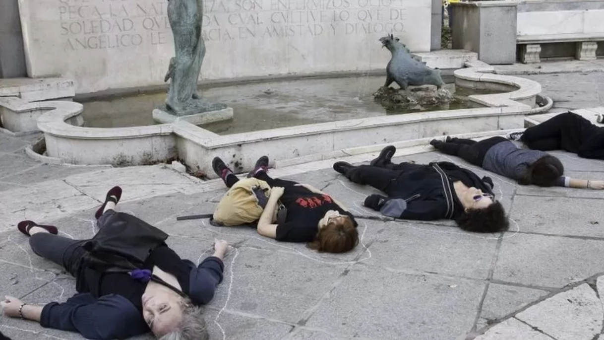 2015 Die-In Protest Against Gender Violence